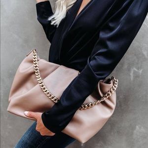 Slouchy Chain Handbag